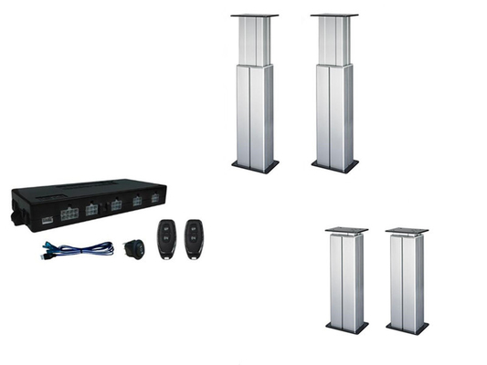 Telescopic Pillars Actuators 2-Stage DC12V 4500N for Flexible Lifting Stands Platform