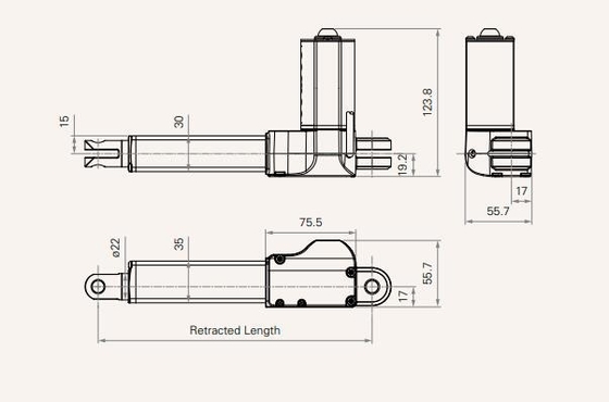 DC Electric Linear Actuators For Height Adjustable Kitchen Cabinets