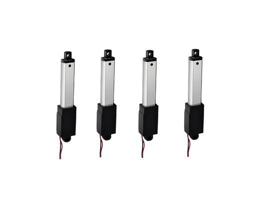 24V DC Miniature Linear Actuator 18KG IP54 0.4" ~ 12" Customizable