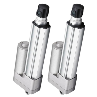 Electric Telescopic Actuator 3-Stage 330lb Load 7"-31" Customizble Stroke Office Automation