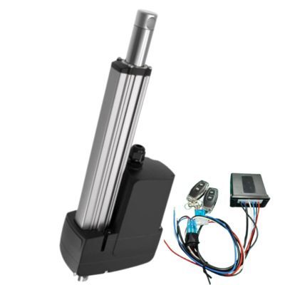 1500lb Heavy-Duty Linear Actuator 24VDC Drive IP69K Rugged Industrial Electric Cylinder