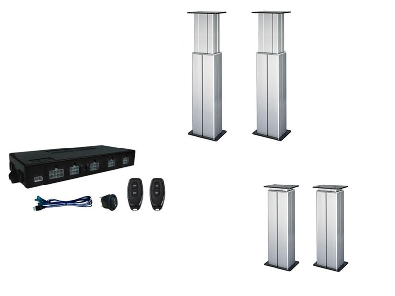 Telescopic Pillars Actuators 2-Stage DC12V 4500N for Flexible Lifting Stands Platform