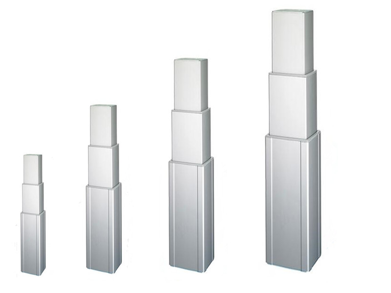3-Stage Adjustable Workstations Telescopic Lifting Column Actuator