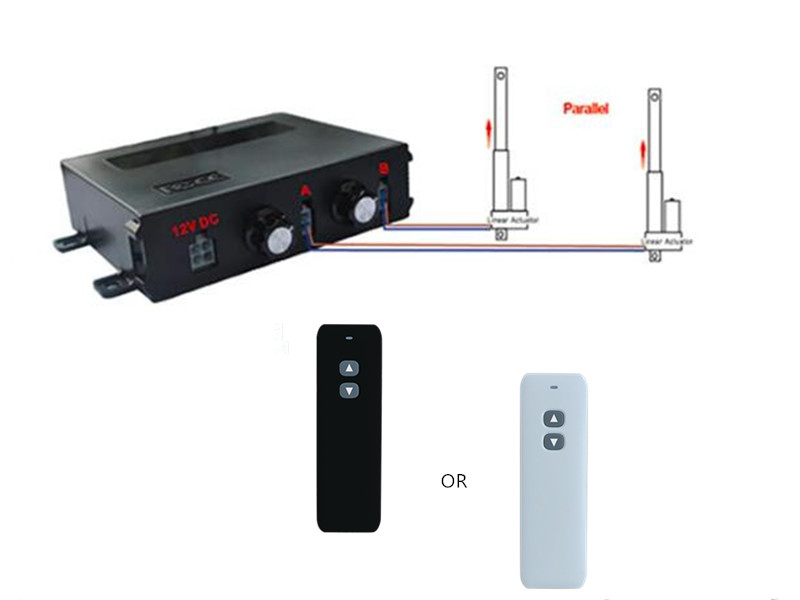 12V DC Dual Actuators Wireless Remote Control Kit with Speed Control Function