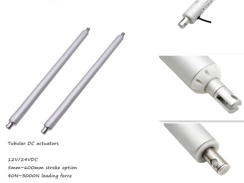 DC 12V/24V High Torque IP65 Tubular Electric Linear Actuators