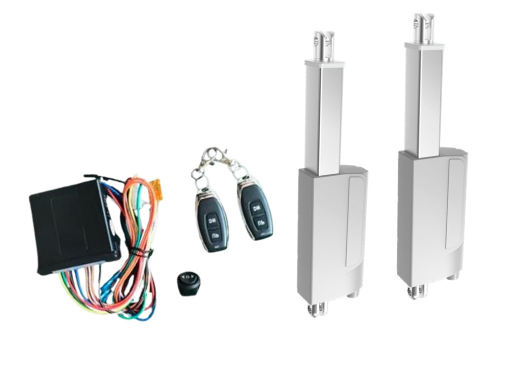 24V IP66 450lb Loading Electric Cylinder Actuator Synchronization System