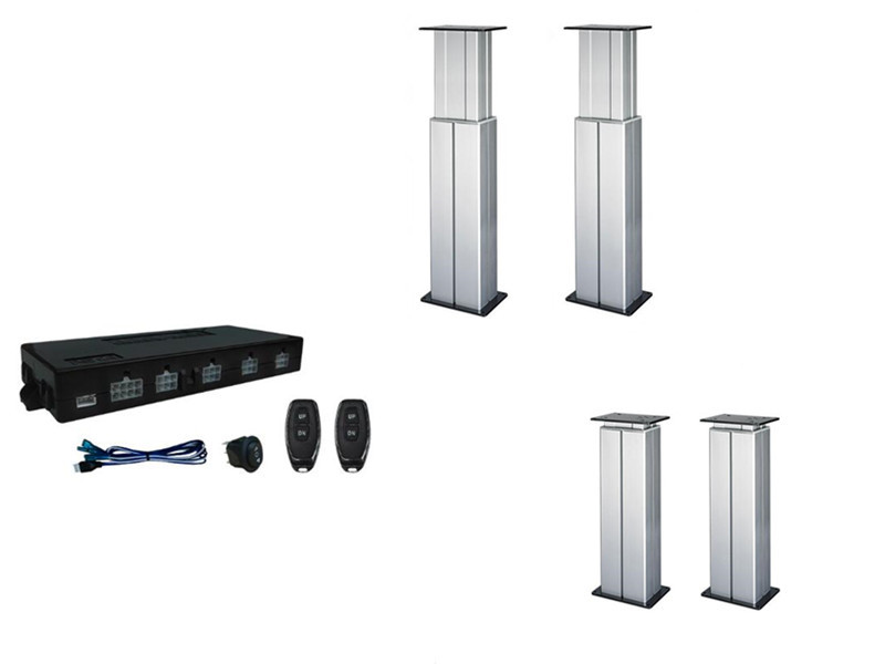 Telescopic Pillars Actuators 2-Stage DC12V 4500N for Flexible Lifting Stands Platform