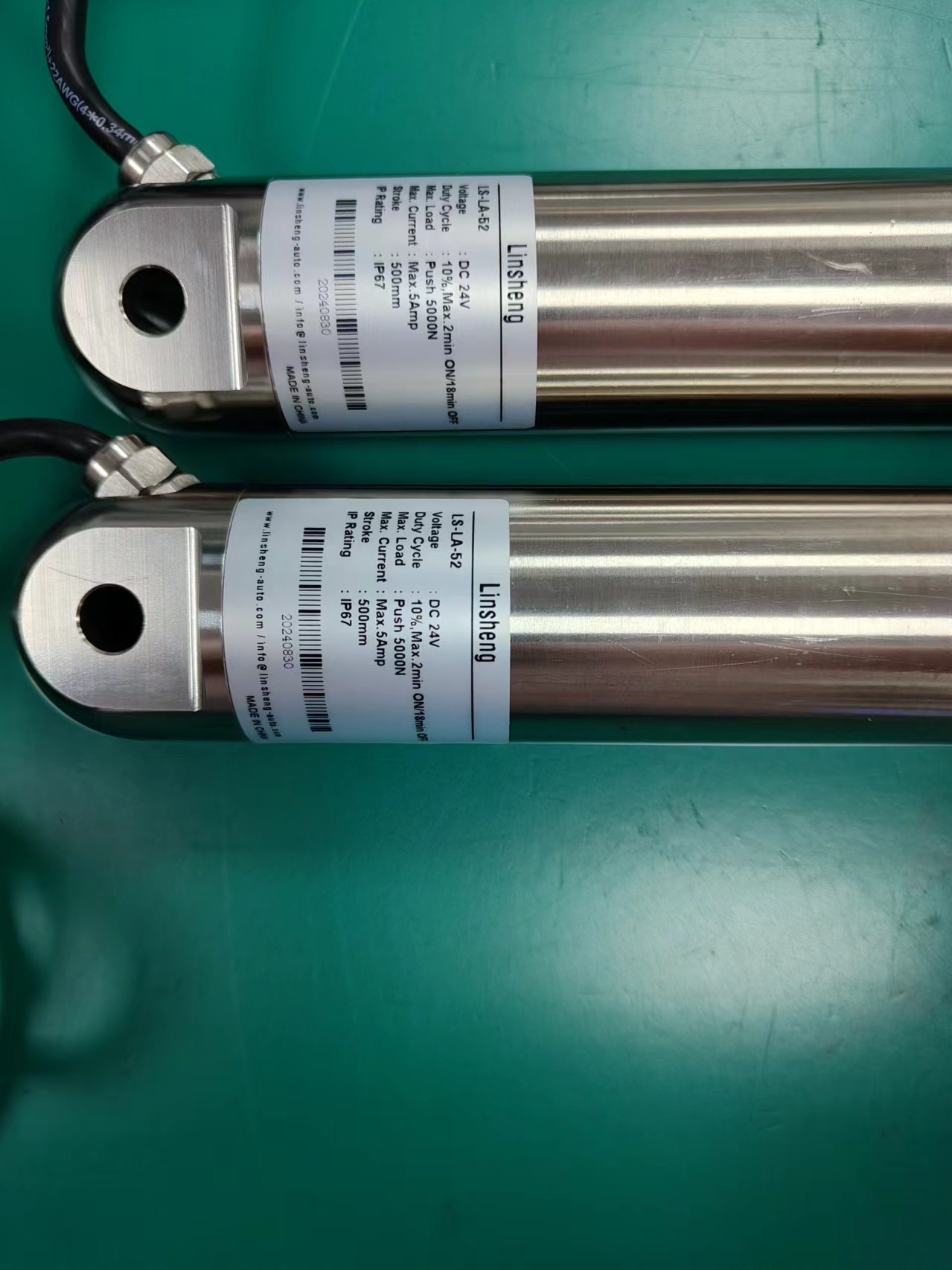 Yacht Hatch Electric Actuators DC Linear Motor 12V 24V 6000N 3mm/s IP66