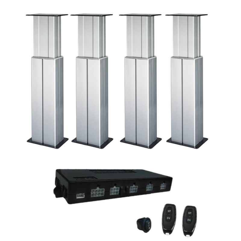 Lifting Column 4500N Hall Effect Actuator Synchronize Control System For Workstations