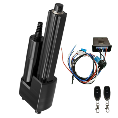 24V DC モーター駆動電動アクチュエーター 高推力 8kN 防錆 手動駆動付き