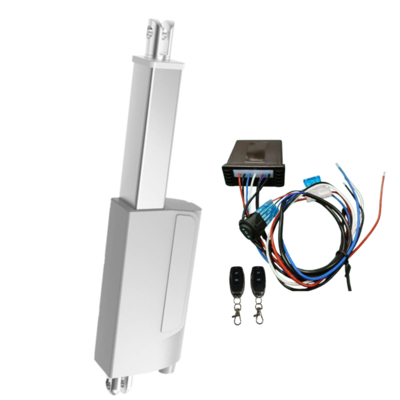 12V 24V DC ドライブ スリム電動リニアアクチュエータ 1500N ホールセンサーフィードバック IP66